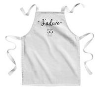 Fabulous Tablier Enfant Cuisine J'Adore 55 Meuse Departement Bar Le Duc - Qualité Premium 100% Coton Blanc G