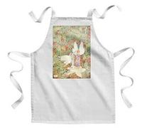 Fabulous Tablier Enfant Cuisine La Petite Poucette Les Contes d'Andersen - Qualité Premium 100% Coton Blanc G