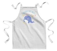 Fabulous Tablier Enfant Cuisine Licorne des Mers - Qualité Premium 100% Coton Blanc G