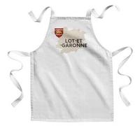 Fabulous Tablier Enfant Cuisine Lot et Garonne carte ancienne - Qualité Premium 100% Coton Blanc G