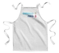 Fabulous Tablier Enfant Cuisine Marseille 1 Paris 0 - Qualité Premium 100% Coton Blanc G