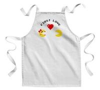 Fabulous Tablier Enfant Cuisine Pac Man First Love - Qualité Premium 100% Coton Blanc G