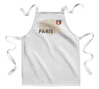 Fabulous Tablier Enfant Cuisine Paris carte ancienne - Qualité Premium 100% Coton Blanc G