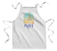 Fabulous Tablier Enfant Cuisine Paris France - Qualité Premium 100% Coton Blanc G