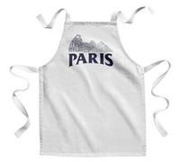 Fabulous Tablier Enfant Cuisine Paris Minimalist Louvre - Qualité Premium 100% Coton Blanc G