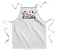 Fabulous Tablier Enfant Cuisine Petit Mais Costaud - Qualité Premium 100% Coton Blanc G