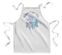 Fabulous Tablier Enfant Cuisine Pieuvre Homme à tout faire - Qualité Premium 100% Coton Blanc G