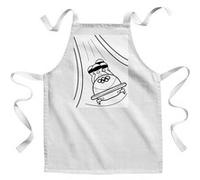 Fabulous Tablier Enfant Cuisine Pingouin Bobsleigh Jeux Olympiques - Qualité Premium 100% Coton Blanc G
