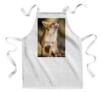 Fabulous Tablier Enfant Cuisine Renard Bain de Soleil - Qualité Premium 100% Coton Blanc G