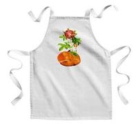 Fabulous Tablier Enfant Cuisine Renard Floral - Qualité Premium 100% Coton Blanc G
