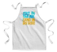 Fabulous Tablier Enfant Cuisine Salt in the Air Sand in My Hair - Qualité Premium 100% Coton Blanc G