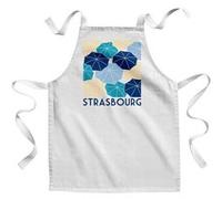 Fabulous Tablier Enfant Cuisine Strasbourg Emblèmes - Qualité Premium 100% Coton Blanc G