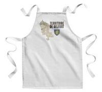 Fabulous Tablier Enfant Cuisine Territoire de Belfort carte ancienne - Qualité Premium 100% Coton Blanc G