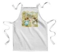 Fabulous Tablier Enfant Cuisine Tom Kitten et Ses Amis Chaton Beatrice Potter - Qualité Premium 100% Coton Blanc G