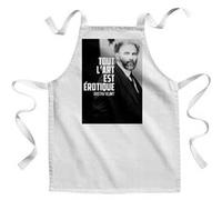 Fabulous Tablier Enfant Cuisine Tout L'art Est Érotique Klimt - Qualité Premium 100% Coton Blanc G