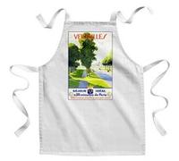 Fabulous Tablier Enfant Cuisine Versailles 20 Minutes De Paris Affiches Vintage - Qualité Premium 100% Coton Blanc G