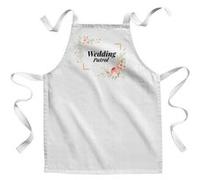 Fabulous Tablier Enfant Cuisine Wedding Patrol Cadre Floral - Qualité Premium 100% Coton Blanc G