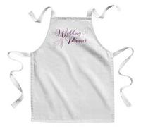 Fabulous Tablier Enfant Cuisine Wedding Planner Calligraphie - Qualité Premium 100% Coton Blanc G