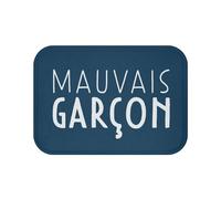 Fabulous Tapis de Salle de Bain Bleu - Mauvais Garçon Humour France Homme - Dimensions: 60 x 40 cm