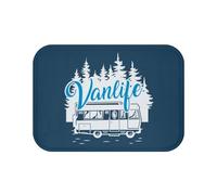 Fabulous Tapis de Salle de Bain Bleu - Vanlife Voyage Van Camping Car Nature - Dimensions: 60 x 40 cm