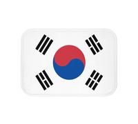 Fabulous Tapis de Salle de Bain Drapeau Coree du Sud Football Sport Equipe Nationale - Dimensions: 60 x 40 cm