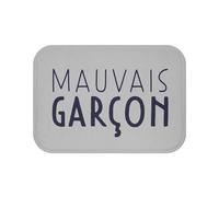 Fabulous Tapis de Salle de Bain Gris - Mauvais Garçon Humour France Homme - Dimensions: 60 x 40 cm