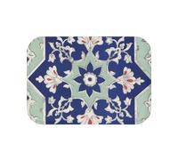 Fabulous Tapis de Salle de Bain Ornement Floral Retro Motif Baroque Art Nouveau - Dimensions: 60 x 40 cm