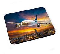 Fabulous Tapis de Souris Avion Aeroport Couche de Soleil Long courrier Ville