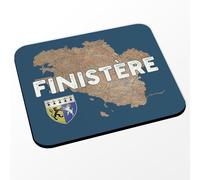 Fabulous Tapis de Souris Bleu - Finistère 29 Departement Quimper Carte Ancienne Bretagne - (Dimensions 24 x 20 cm)