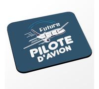 Fabulous Tapis de Souris Bleu - Future Pilote d'avion Métier de Rêve Ciel - (Dimensions 24 x 20 cm)