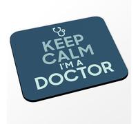 Fabulous Tapis de Souris Bleu - Keep Calm I'm a Doctor Parodie Métier Docteur - (Dimensions 24 x 20 cm)
