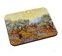 Fabulous Tapis de Souris d'après l'oeuvre de Vincent Van Gogh Oliviers Peinture Post-Impressionnisme