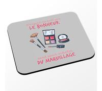 Fabulous Tapis de Souris Gris - Maquillage - l'argent ne Fait Pas Le Bonheur - (Dimensions 24 x 20 cm)