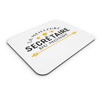 Fabulous Tapis de Souris La Meilleure Secrétaire du Monde Collegue Entreprise Retraite