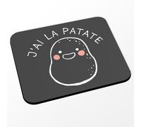 Fabulous Tapis de Souris Noir - J'Ai la Patate Expression Légumes Humour - (Dimensions 24 x 20 cm)