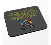 Fabulous Tapis de Souris Noir - Jeune Padawan Etoile Galaxy Chevalier - (Dimensions 24 x 20 cm)