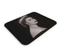Fabulous Tapis de Souris Queen Elisabeth II Jeune Portrait Ancien Reine d'Angleterre Noir et Blanc Vintage