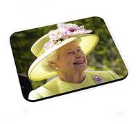 Fabulous Tapis de Souris Reine Elizabeth Jaune Angleterre Royaume Unis Portrait