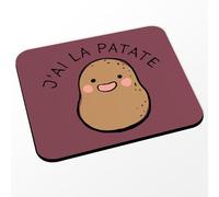 Fabulous Tapis de Souris Rouge - J'Ai la Patate Expression Légumes Humour - (Dimensions 24 x 20 cm)