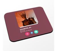Fabulous Tapis de Souris Rouge - Sauron Réseau Social Rencontre Amour - (Dimensions 24 x 20 cm)