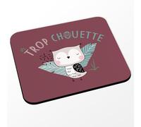 Fabulous Tapis de Souris Rouge - Trop Chouette Mignon Dessin Illustration - (Dimensions 24 x 20 cm)