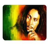 Fabulous Tapis de souris Simili Cuir Bob Marley Legende Reggae (22 x 18 cm) Multicolore G