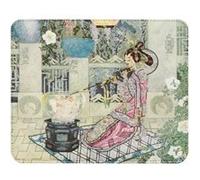 Fabulous Tapis de souris Simili Cuir Ce Qu'a Vu La Lune Les Contes d'Andersen (22 x 18 cm) Multicolore G