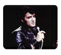 Fabulous Tapis de souris Simili Cuir Elvis Presley Chanteur 8 (22 x 18 cm) Multicolore G