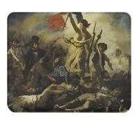 Fabulous Tapis de souris Simili Cuir Eugene Delacroix La Liberte Guidant le Peuple (22 x 18 cm) Multicolore G