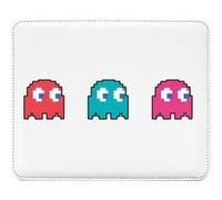 Fabulous Tapis de souris Simili Cuir Fantomes Pac-Man Pixel (22 x 18 cm) Multicolore G