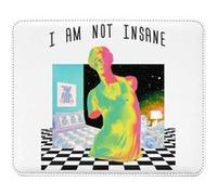 Fabulous Tapis de souris Simili Cuir I Am Not Insane (22 x 18 cm) Multicolore G