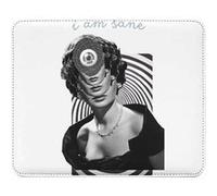 Fabulous Tapis de souris Simili Cuir I Am Sane (22 x 18 cm) Multicolore G