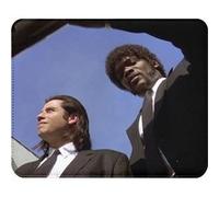 Fabulous Tapis de souris Simili Cuir John Travolta Samuel L. Jackson Hitmen (22 x 18 cm) Multicolore G