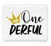 Fabulous Tapis de souris Simili Cuir Mr One Derful (22 x 18 cm) Multicolore G